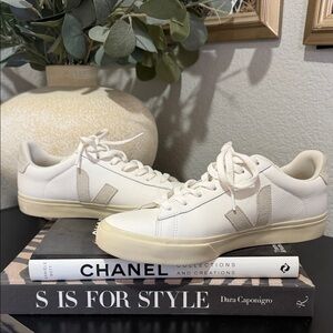 VEJA CAMPO LEATHER WHITE NATURAL